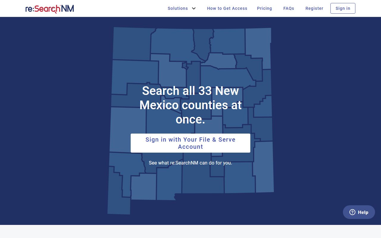 San Juan County court records reSearchNM registered access