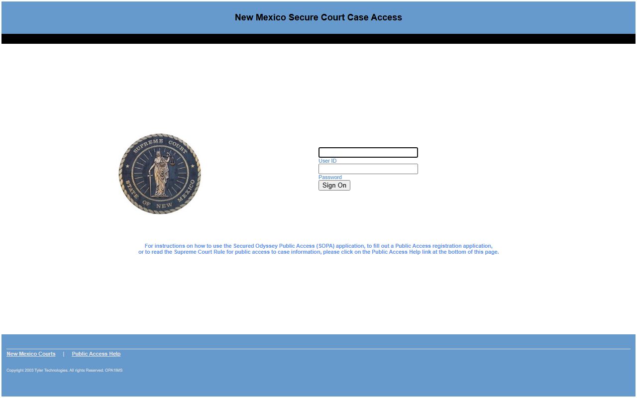 San Juan County court records Secure Odyssey login